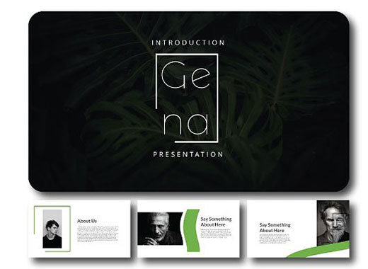 Gena–48页创意极简的商业化PPT模板下载[ppt,pptx]