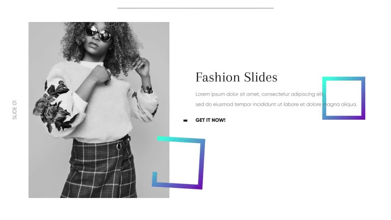 时尚促销文本动画素材库精选pr模板