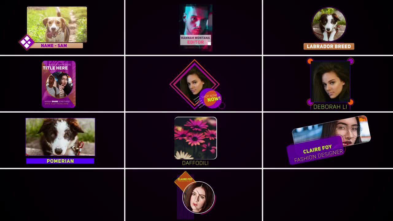 时尚快速简洁企业展示电影宣传视频素材库精选AE模板特效