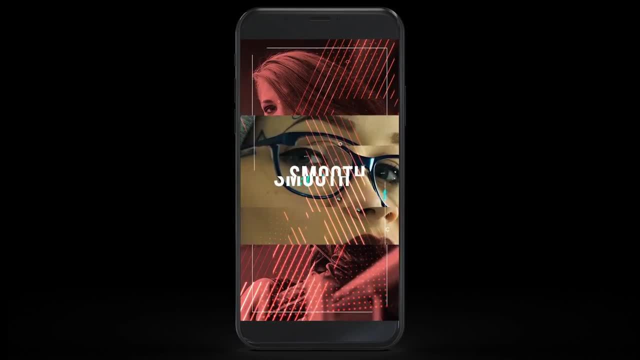 酷炫的Instagram广告照片展示Pr模板