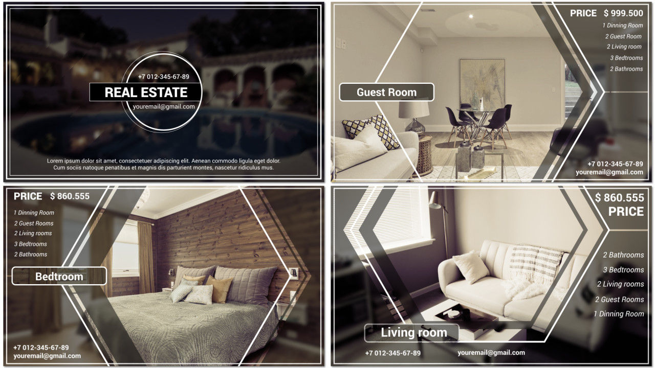 经典房地产促销素材库精选AE模板