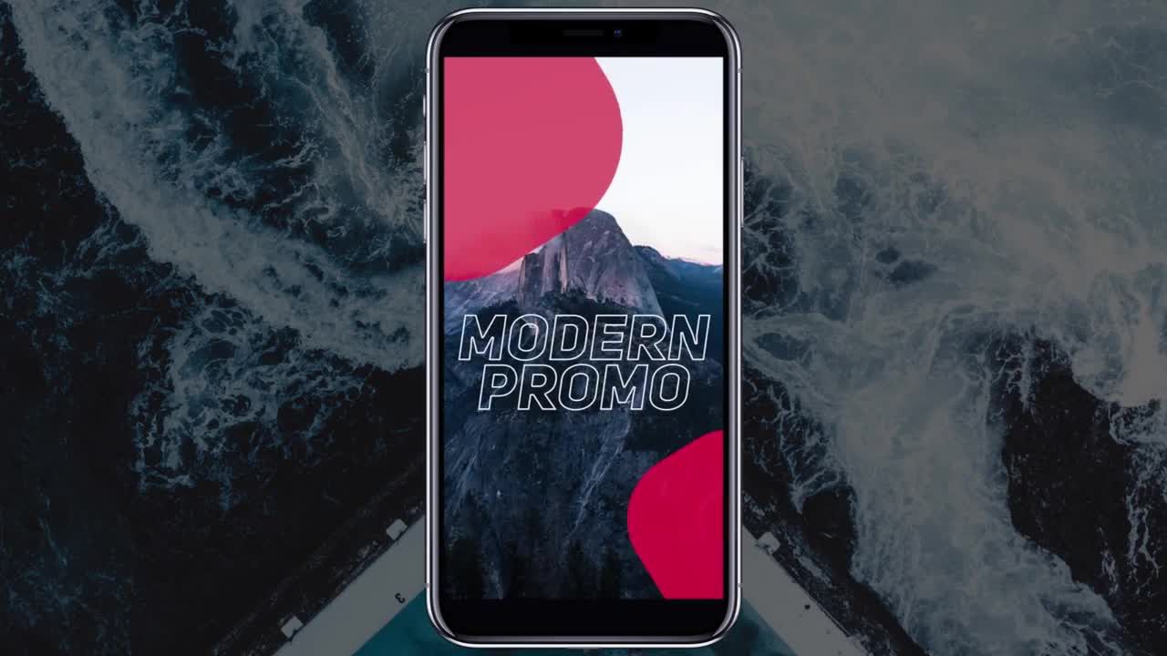 手机竖屏广告宣传文本动画素材库精选pr模板