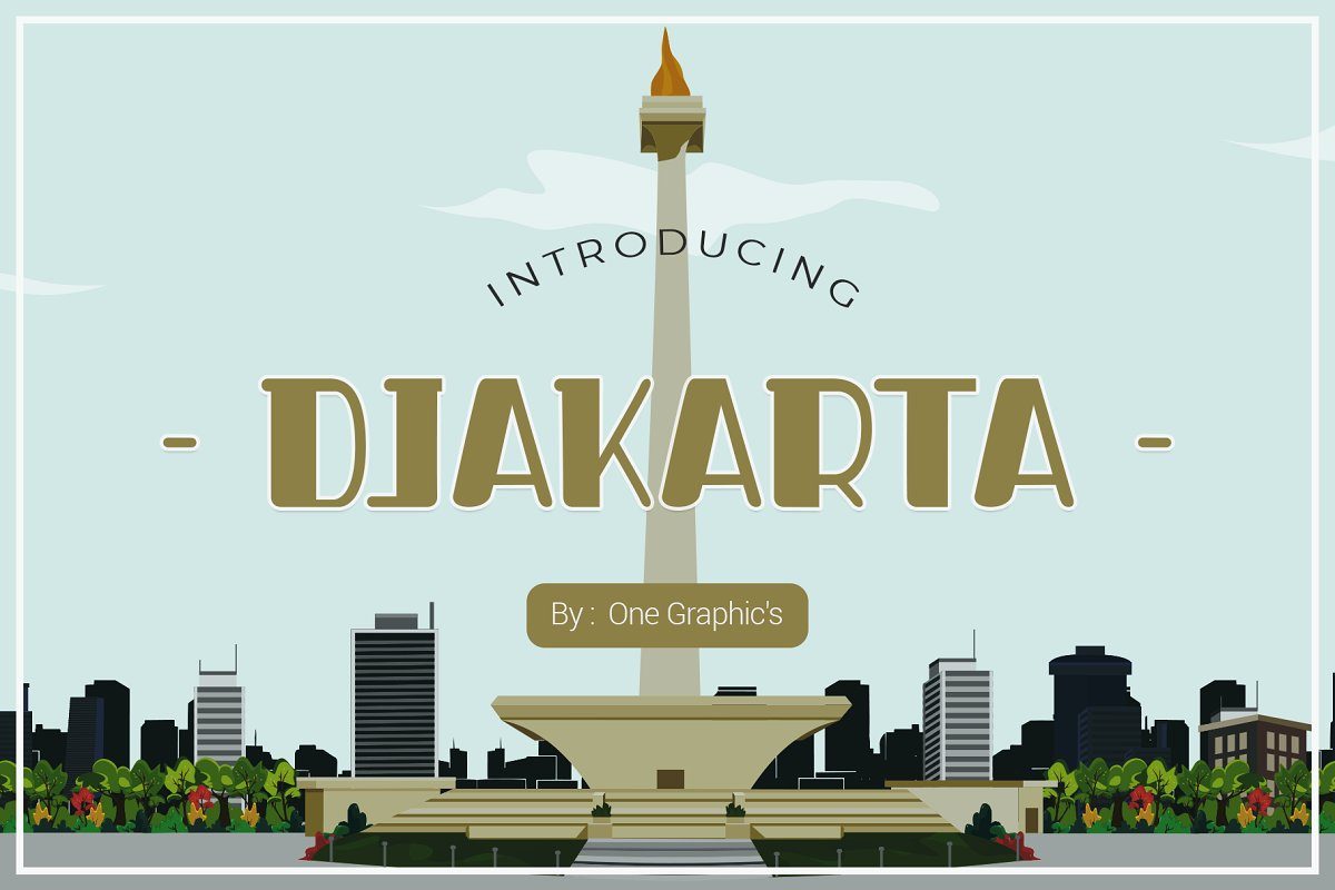 Djakarta Fonts素材之家精选英文字体