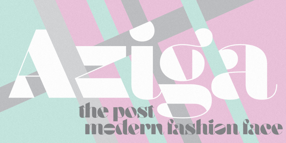 Aziga Typeface素材之家精选英文字体