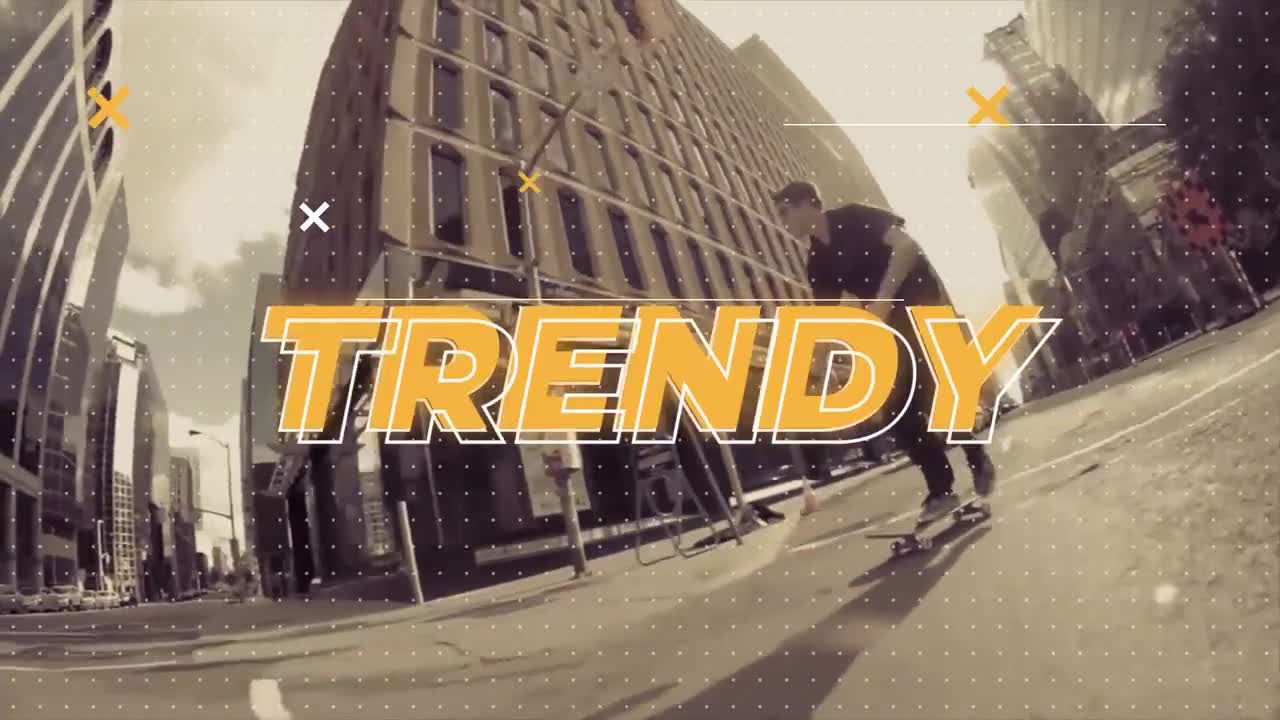 城市毛刺过渡效果素材库精选pr模板