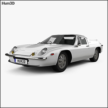 Lotus Europa 1973 汽车素材之家精选3D模型
