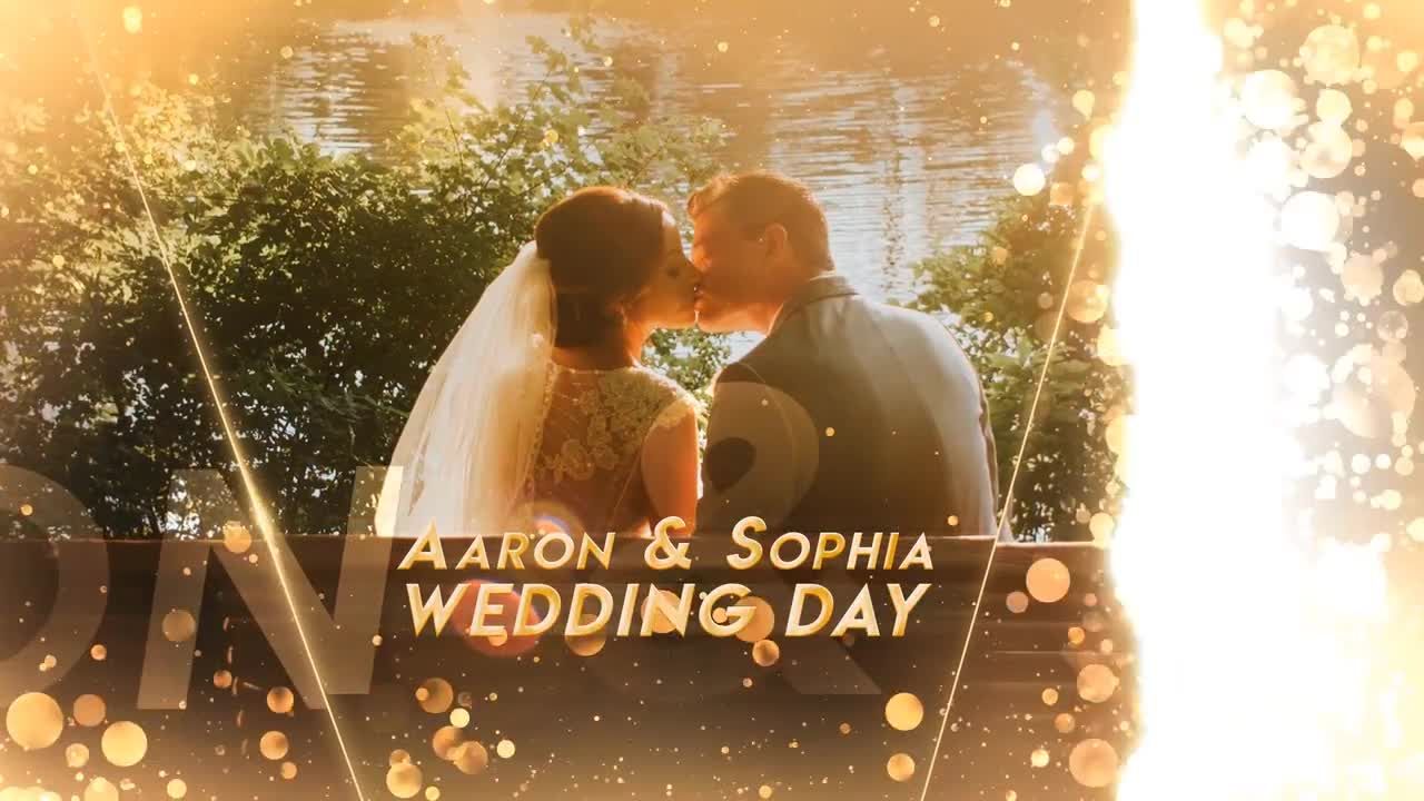 16个明亮动感的婚礼幻灯片素材库精选AE模板