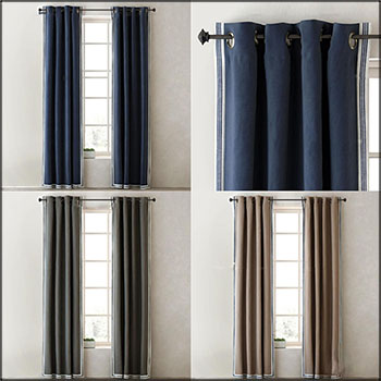 现代布艺窗帘素材之家精选3D模型