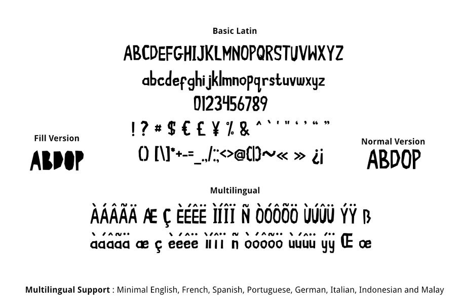 Cute Kraft Fonts插图1