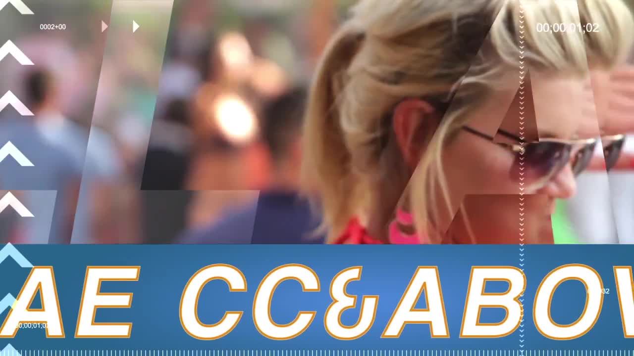 AE动态高清幻灯片模板