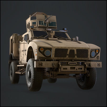 Oshkosh M-ATV 2全地形防地雷反伏击车素材之家精选3D模型