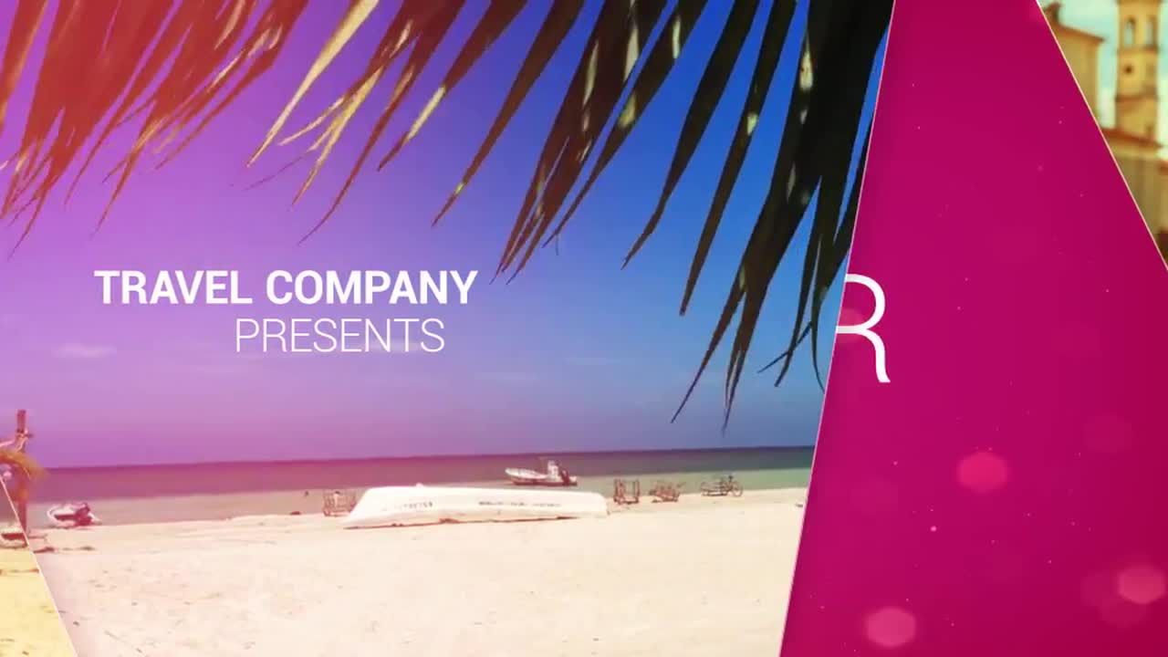 前卫的旅游幻灯片动画素材库精选AE模板