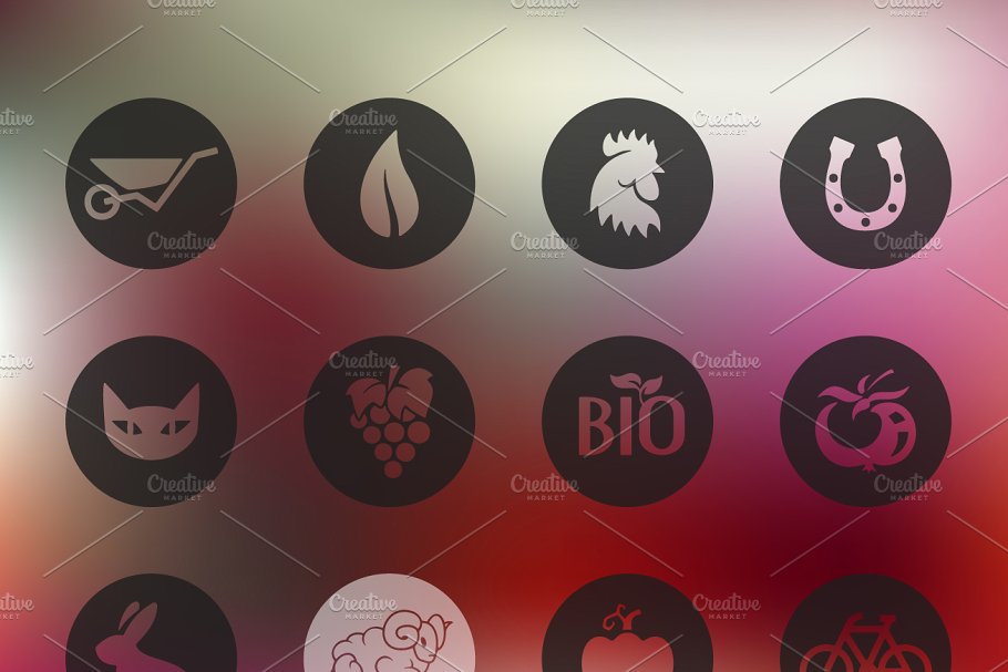 48枚农业主题图标 48 AGRICULTURE icons插图(2)