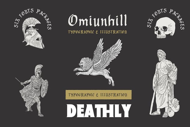 现代版式设计英文衬线字体 Liondales & Extra插图(2)