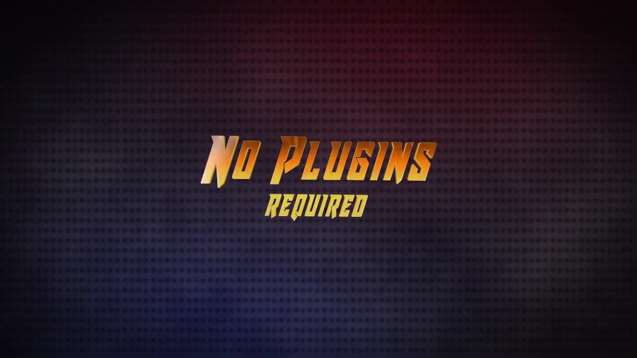 电影介绍性标题动画素材库精选AE模板