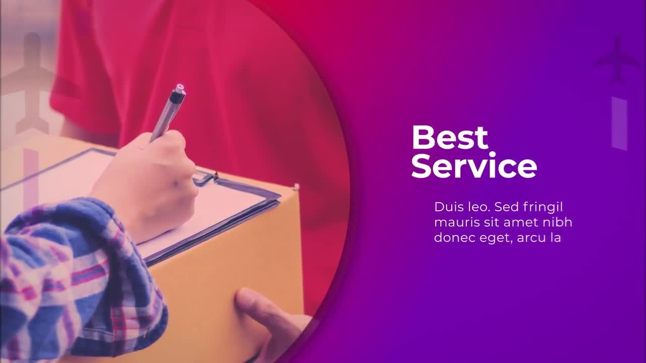 物流公司介绍动画素材库精选AE模板