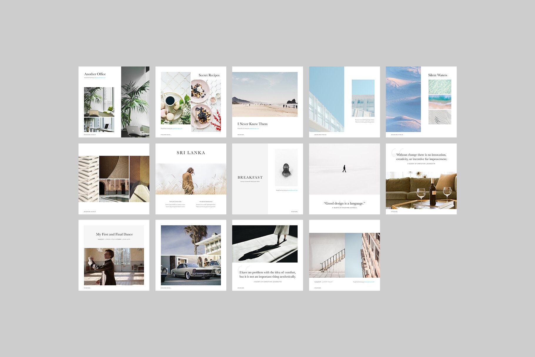 社交媒体、博客插图设计素材包 Sri Lanka Social Media Templates插图(6)