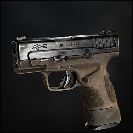 斯普林菲尔德 XD Mod.2 OSP半自动手枪素材之家精选3D模型