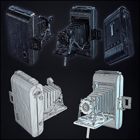 柯达折叠相机素材之家精选3D模型