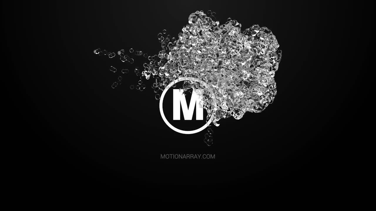 富有创意的液体包装动态logo展示素材库推荐PR模板