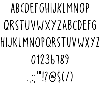 Party Pocket DEMO font插图1