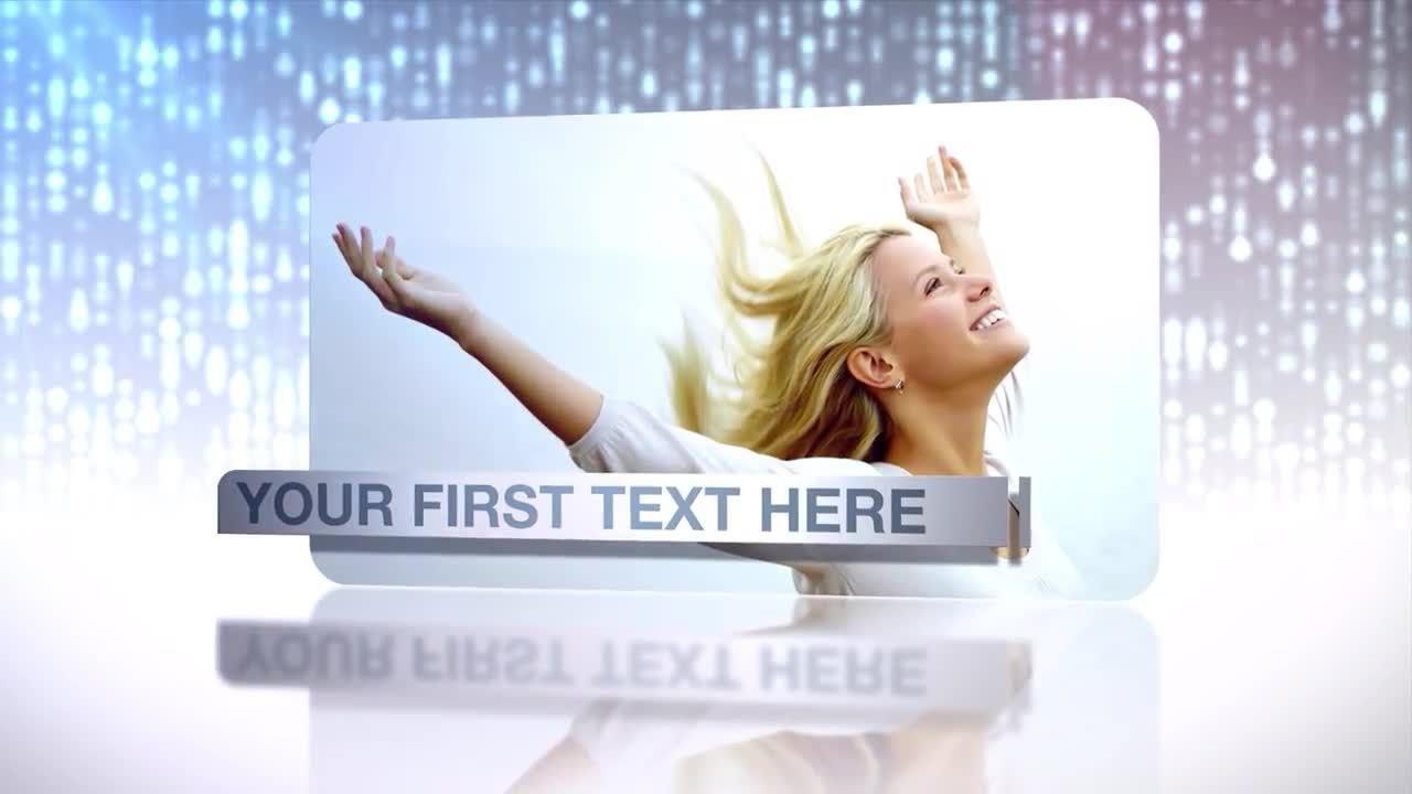 漂亮的玻璃照片展示素材库精选AE模板