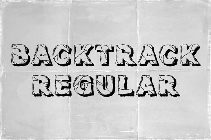 Backtrack Demo font插图 Backtrack Demo font插图