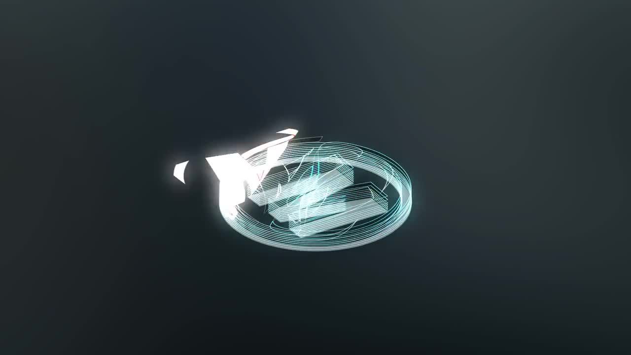 时尚的灯光徽标包素材库精选AE模板