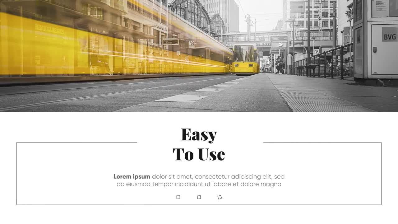 设计简洁的现代企业幻灯片宣传介绍Pr模板