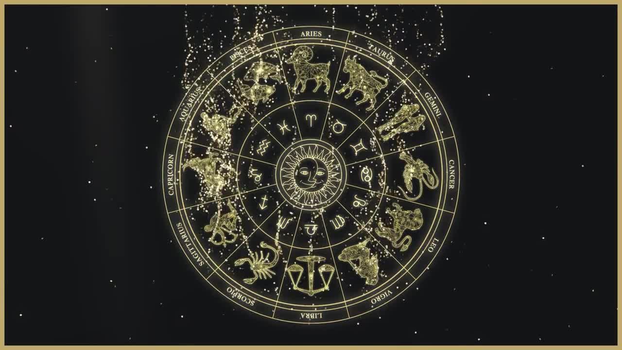 黄金星座精美动画介绍素材库精选AE模板