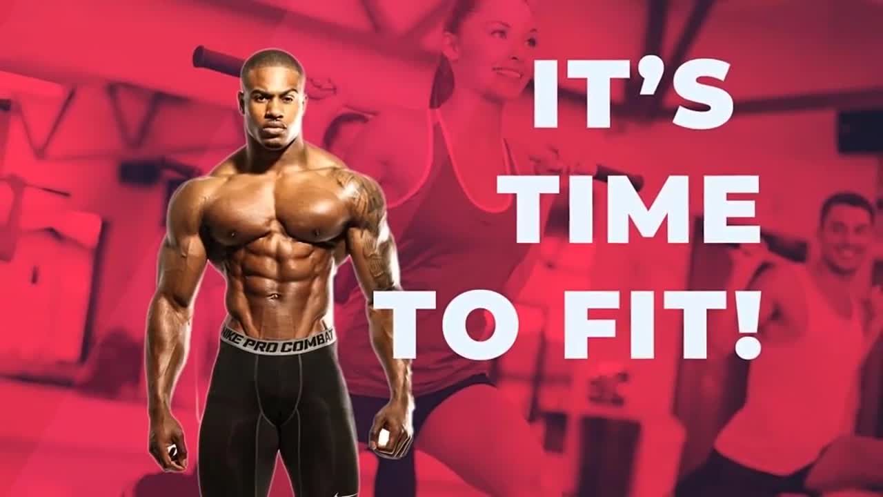 时尚动感活力的健身中心推广素材库精选AE模板