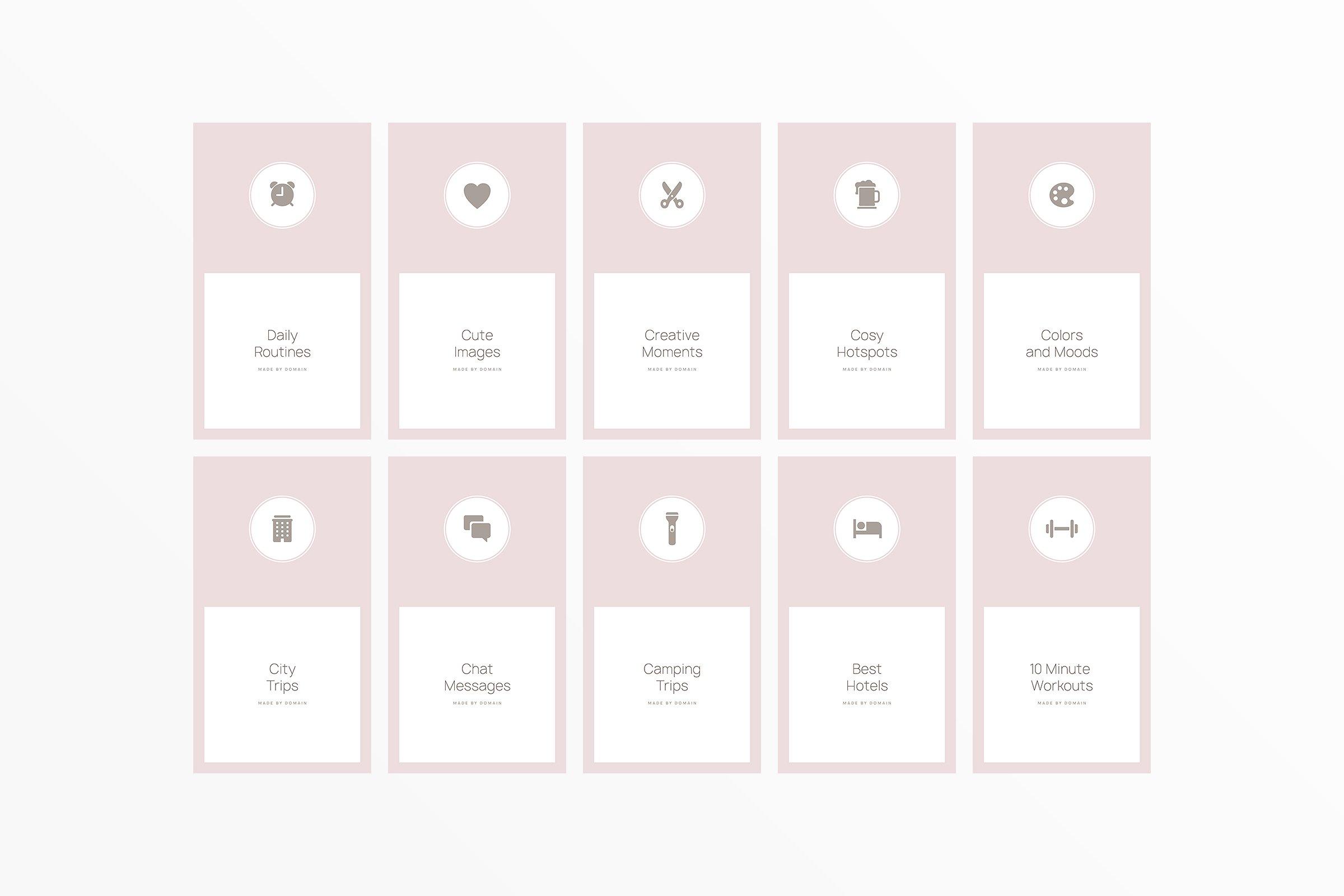 新媒体文章贴图设计模板素材库精选 Austria Instagram Highlights插图(10)