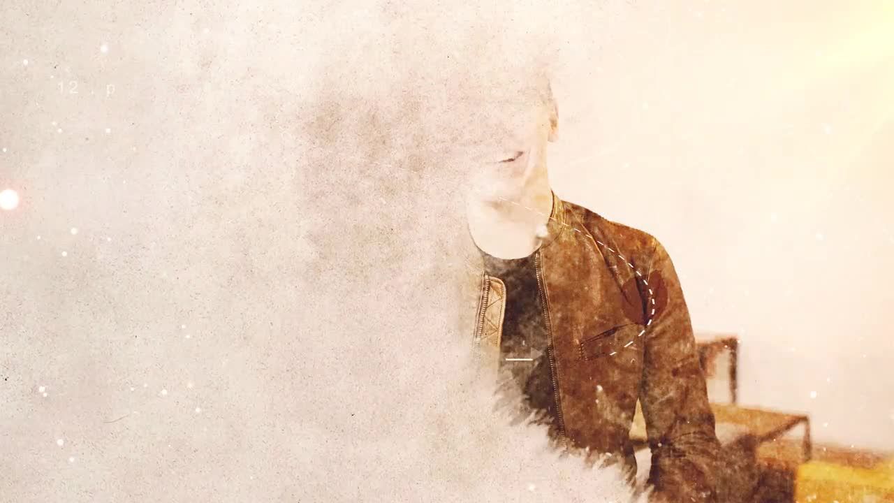 墨水停止帧预告片素材库精选AE模板