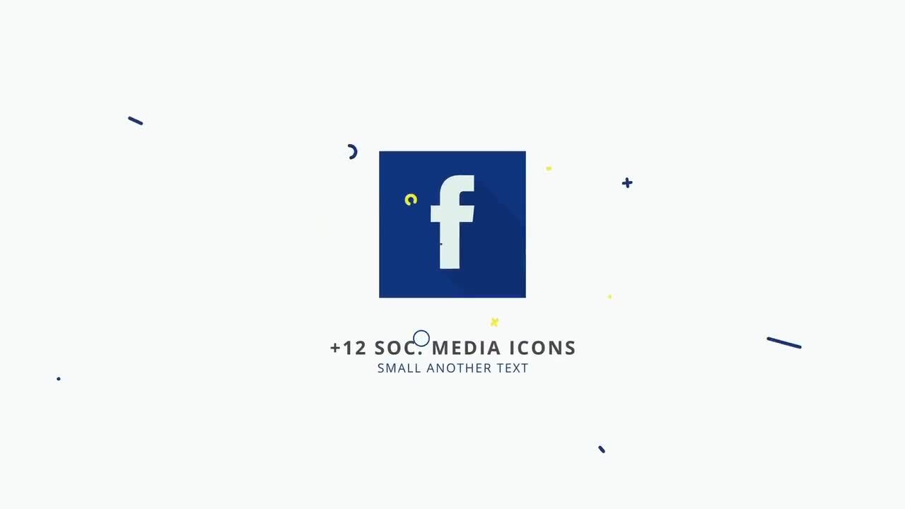 动态动画翻转徽标素材库精选AE模板