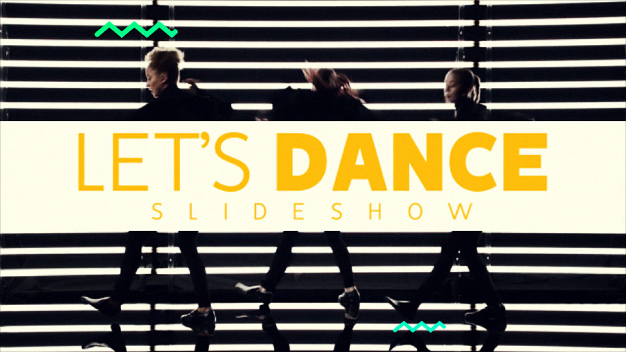 最新跳舞放映的幻灯片素材库精选AE模板
