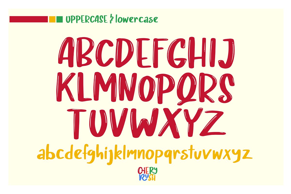 CHERY RUSH FONT插图1