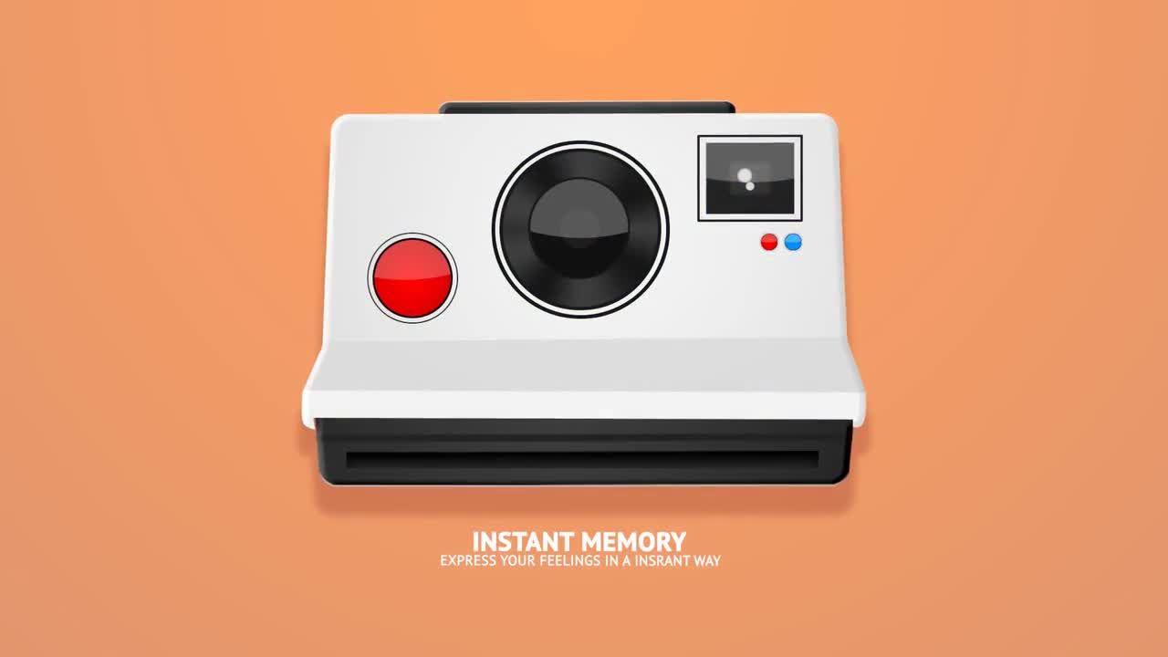 即时记忆照片幻灯片素材库精选AE模板