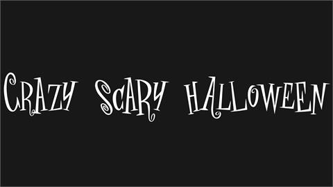 crAZYSCARYhalLowEeN font素材之家精选英文字体