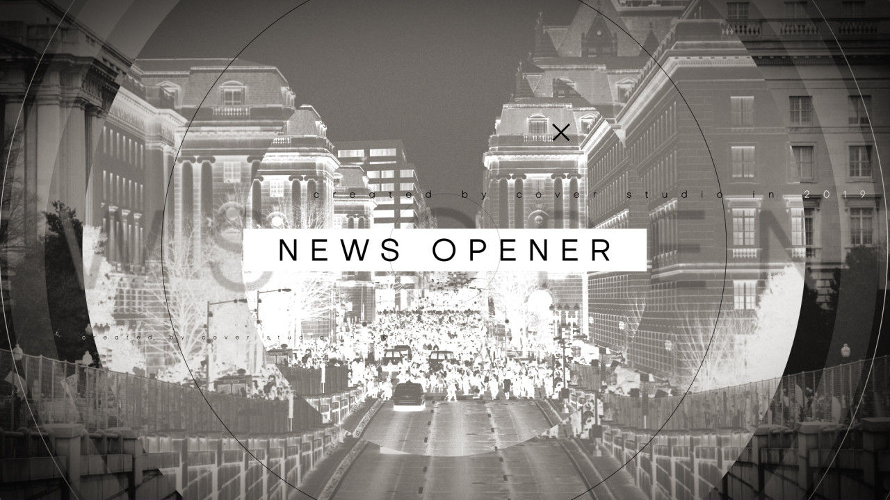 新闻纪录视频片头波纹转场特效素材库精选AE模板