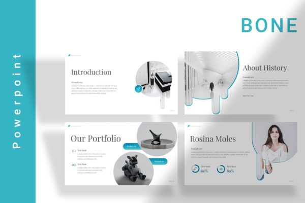 工业设计公司/工作室介绍PPT幻灯片模板 Bone Powerpoint