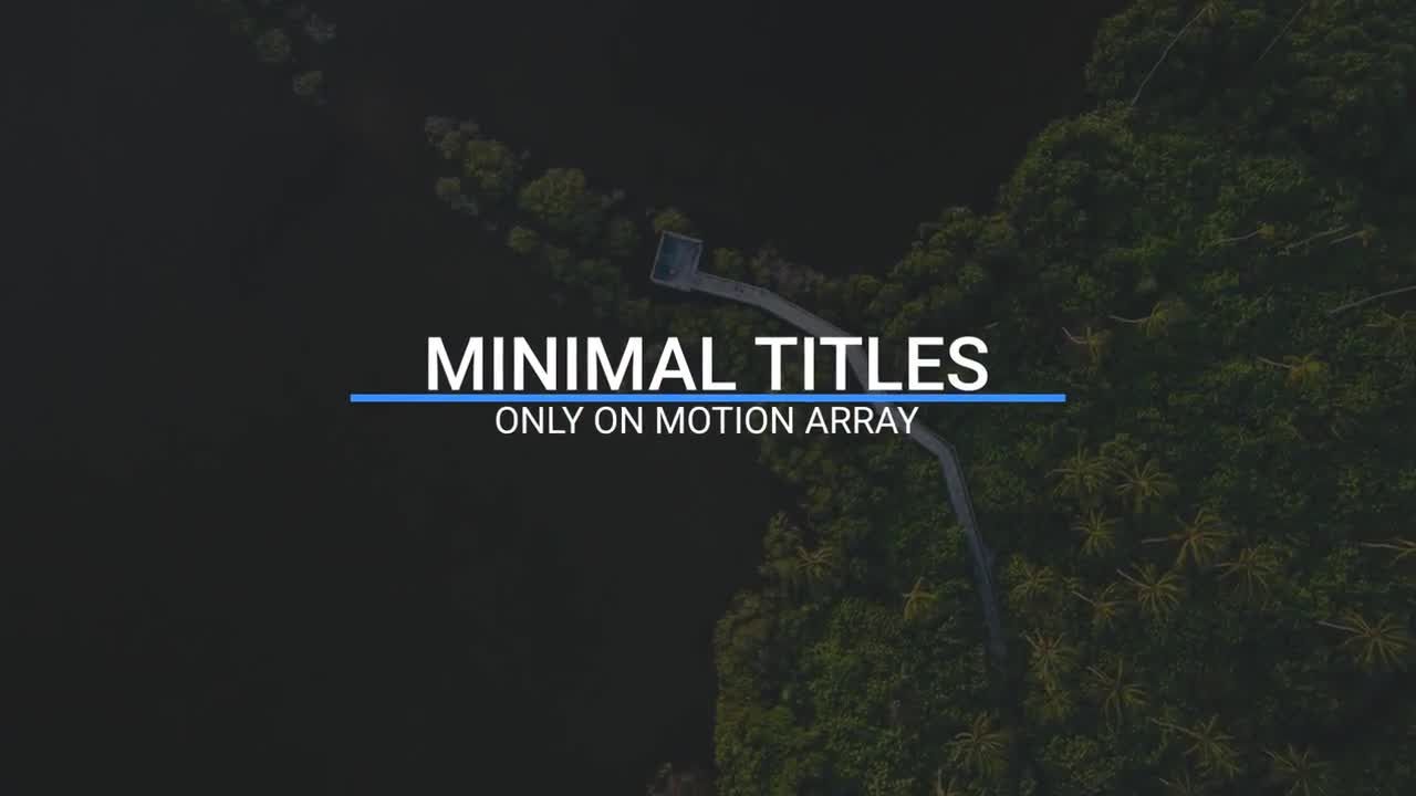 10个下三分之一电影全屏标题素材库精选AE模板