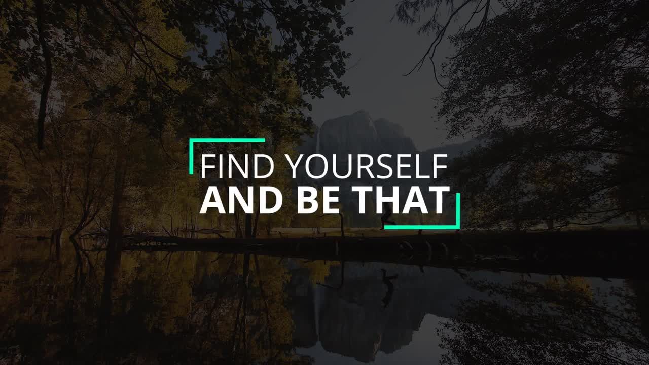 简单流畅的全屏文字标题展示素材库精选AE模板