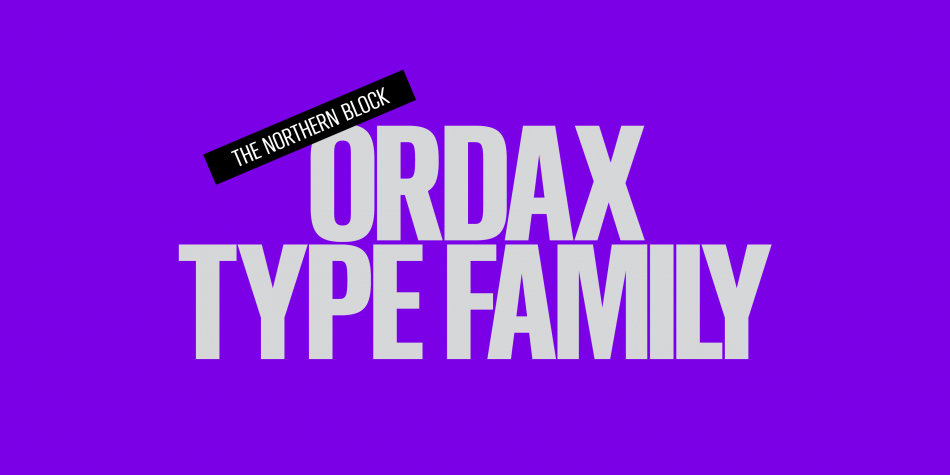 Ordax Font Family素材之家精选英文字体