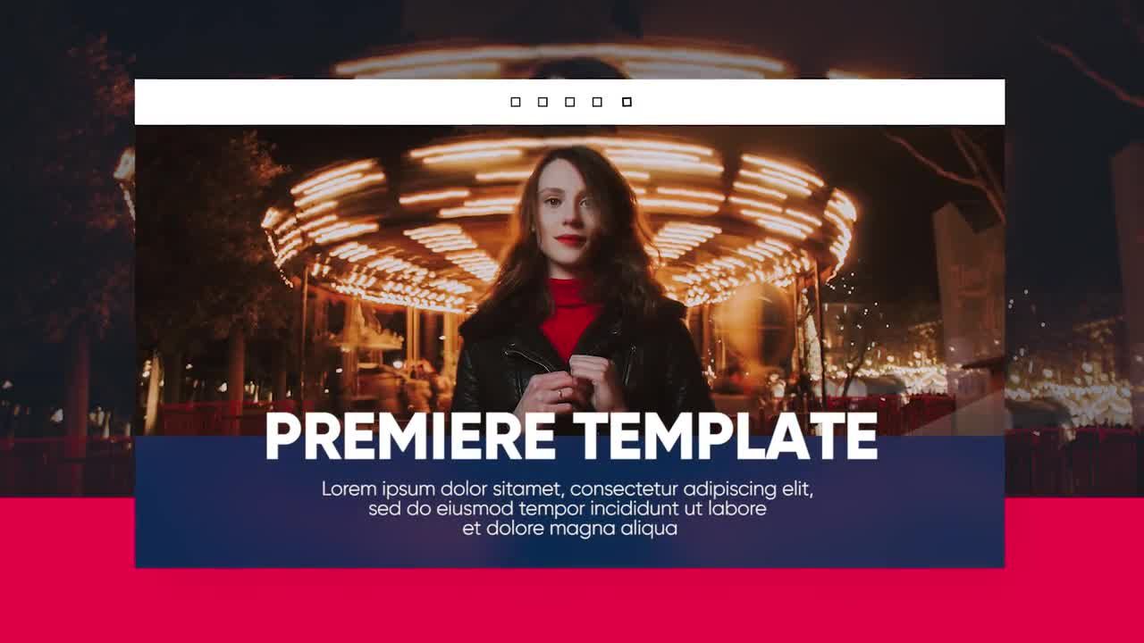 高端时尚的企业宣传片Pr视频模板