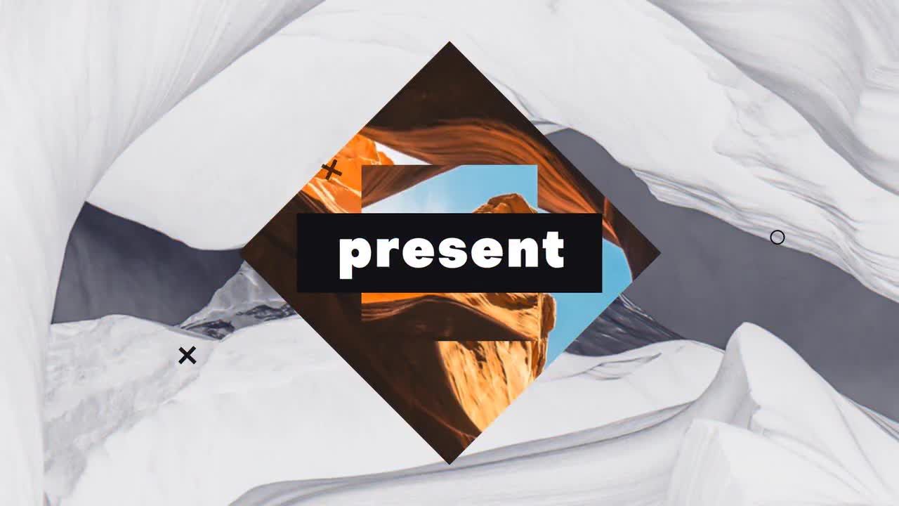 时尚的节奏介绍幻灯片促销项目素材库精选AE模板