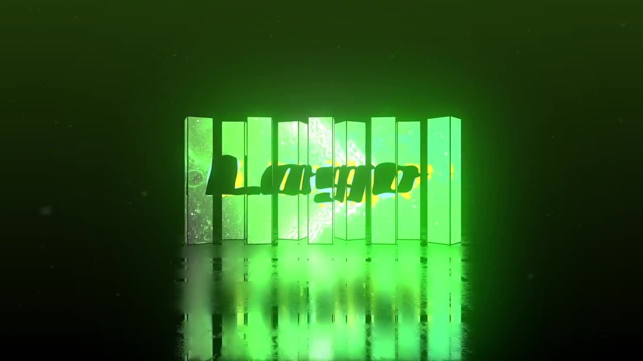 充满活力的列动画标识素材库精选AE模板