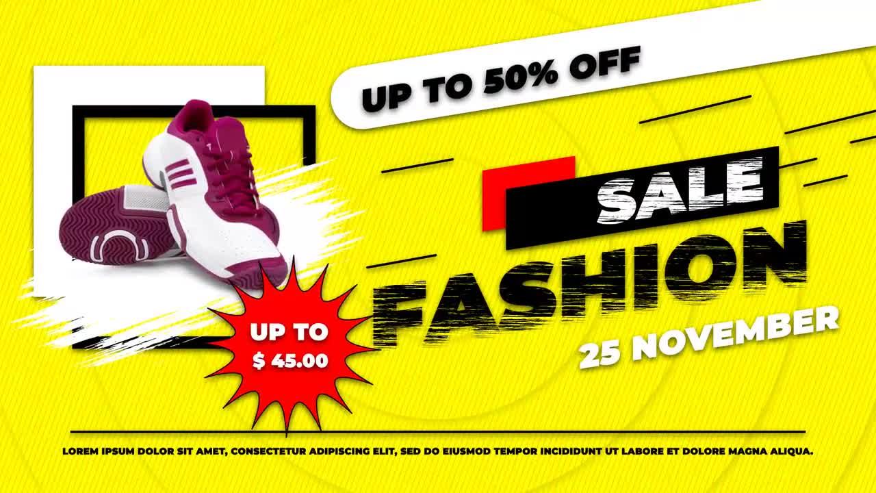 商场促销活动宣传视频特效素材库精选AE模板