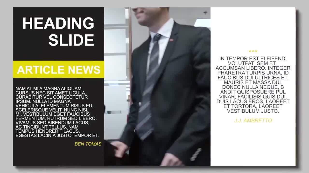 电视商业广告和企业幻灯片放映Pr模板