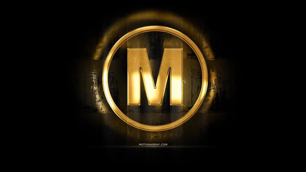 明亮现代干净的电影徽标显示素材库精选AE模板