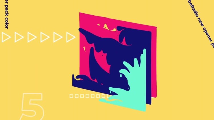 明亮创意的液体开场白素材库精选AE模板